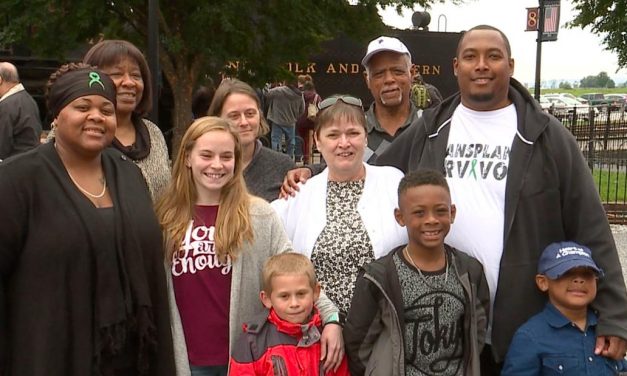 Teen meets man who received late father’s donated heart