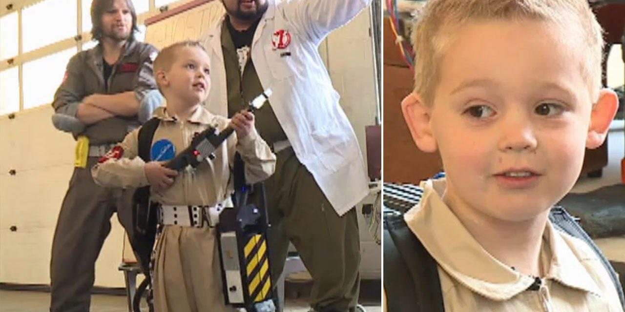 Sacramento boy’s wish fulfilled by becoming Ghostbuster