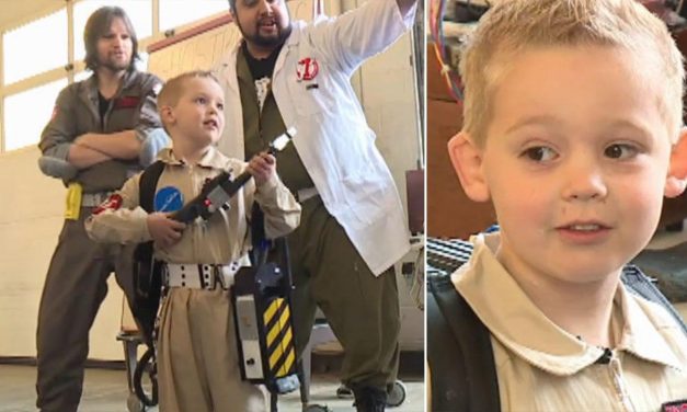 Sacramento boy’s wish fulfilled by becoming Ghostbuster