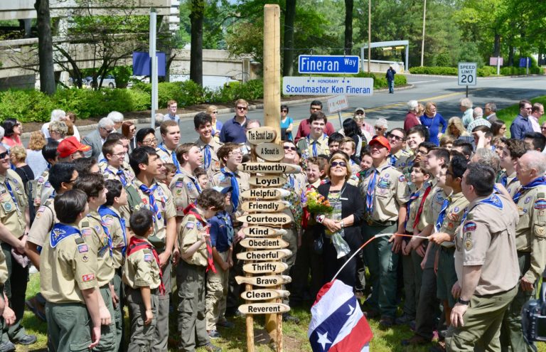 New Jersey troop renames street in memory of former Scoutmaster