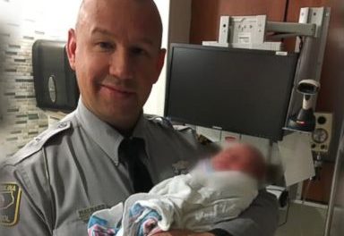 WATCH:  State trooper delivers baby on side of highway